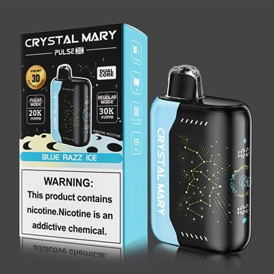 CM VAPE 30000 PUFF PULSE X Vape חד פעמי 5%: Blue Razz Ice