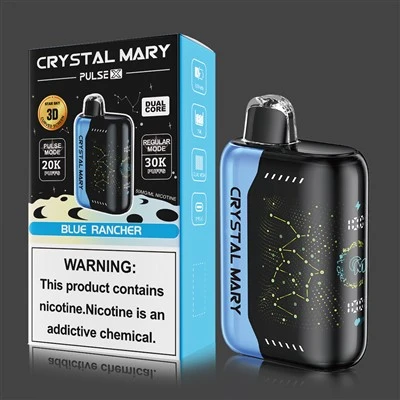 CM VAPE 30000 PUFF PULSE X Vape טעם 5%: BLUE RANCHER
